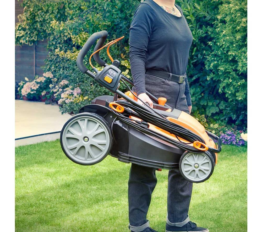 LAWNMASTER MEB1840M-01 1800 W 40cm Electric Lawn Mower - Orange & Black image number 7 of 11
