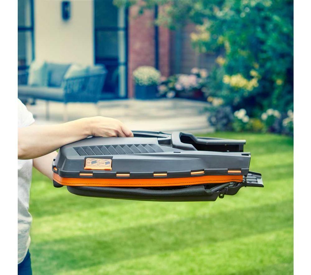 LAWNMASTER MEB1840M-01 1800 W 40cm Electric Lawn Mower - Orange & Black image number 8 of 11