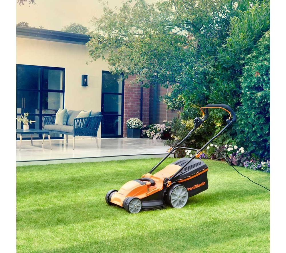 LAWNMASTER MEB1840M-01 1800 W 40cm Electric Lawn Mower - Orange & Black image number 10 of 11