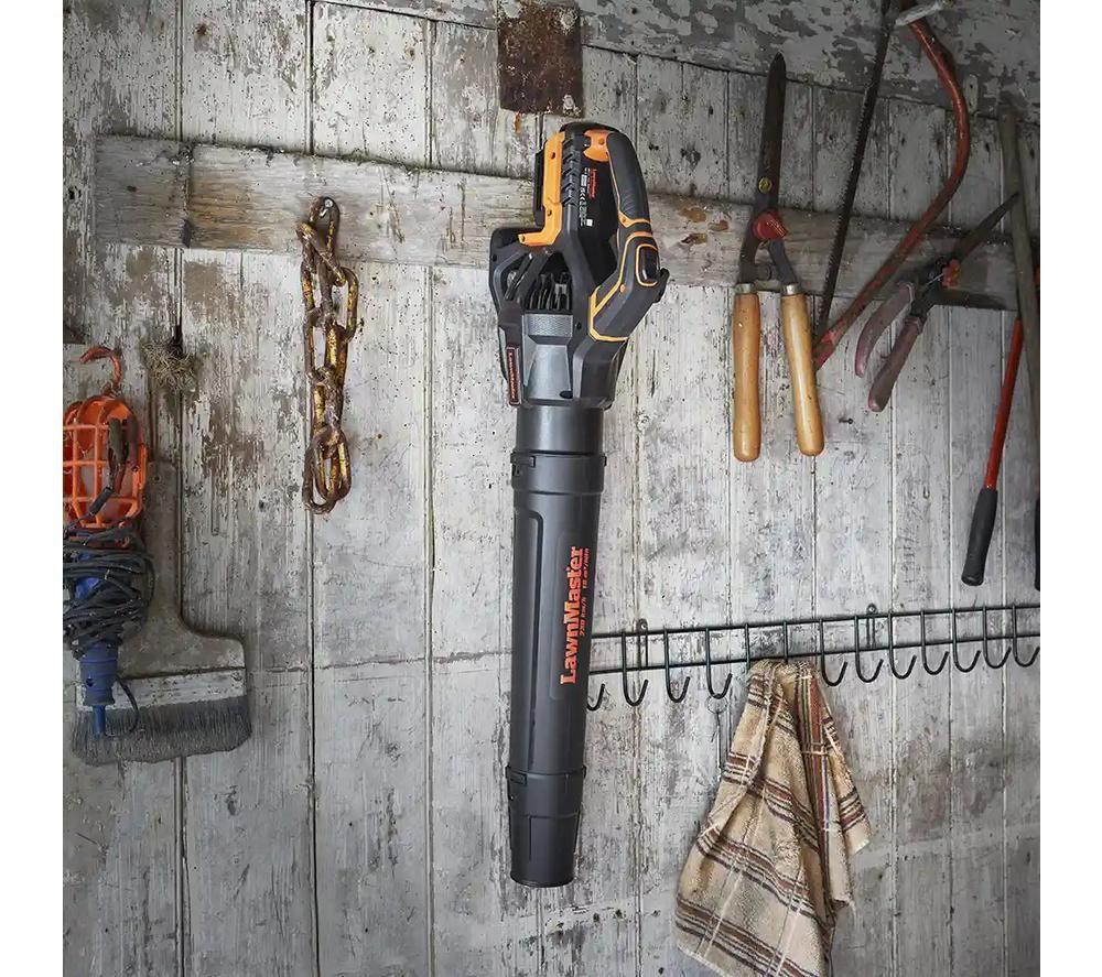 LAWNMASTER CLBL4807-01 48V Cordless Leaf Blower - Orange & Black image number 5 of 9
