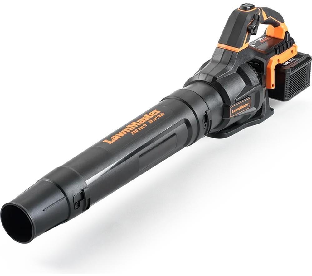 LAWNMASTER CLBL4807-01 48V Cordless Leaf Blower - Orange & Black image number 8 of 9