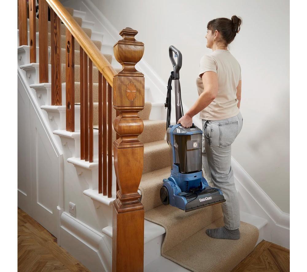 VACMASTER EasyClean UCT CA0712UK Upright Carpet Cleaner - Black, Blue & Transparent image number 5 of 10