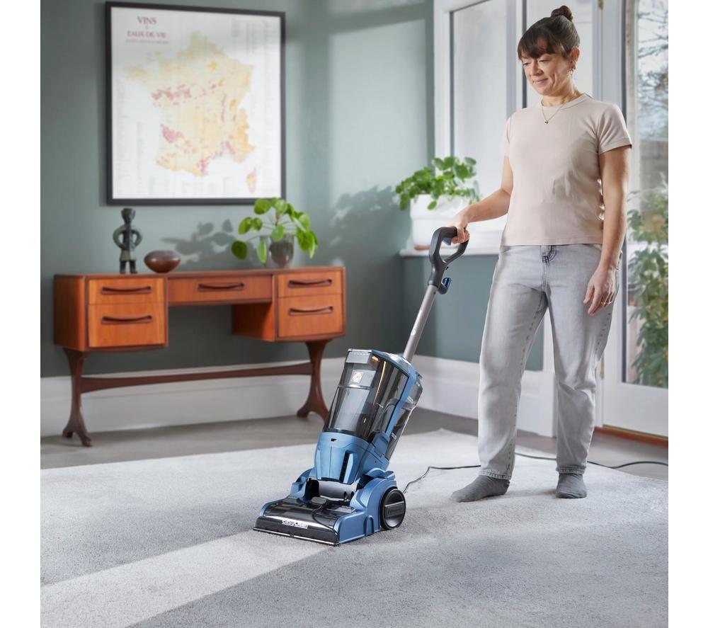 VACMASTER EasyClean UCT CA0712UK Upright Carpet Cleaner - Black, Blue & Transparent image number 9 of 10