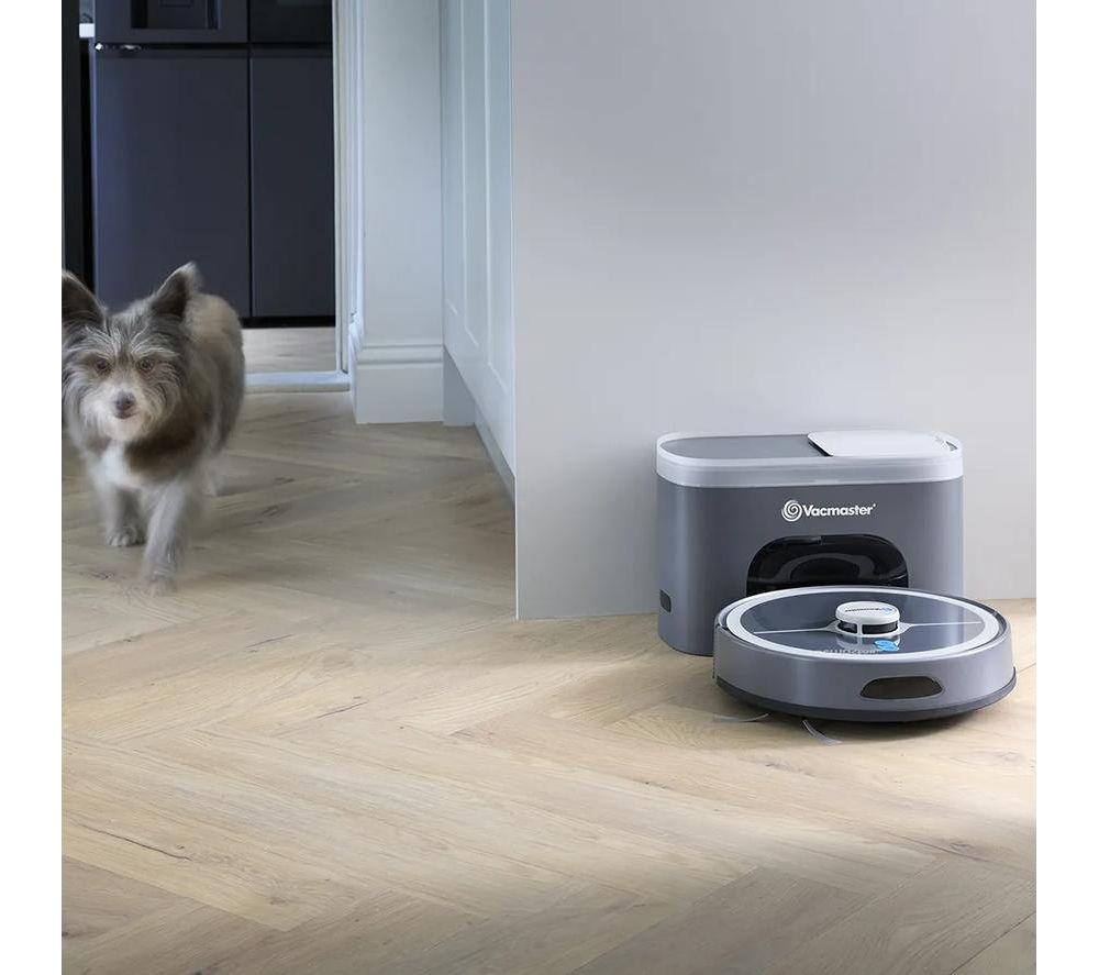 VACMASTER REi V10iUK Robot Vacuum Cleaner - Silver & Grey image number 6 of 9