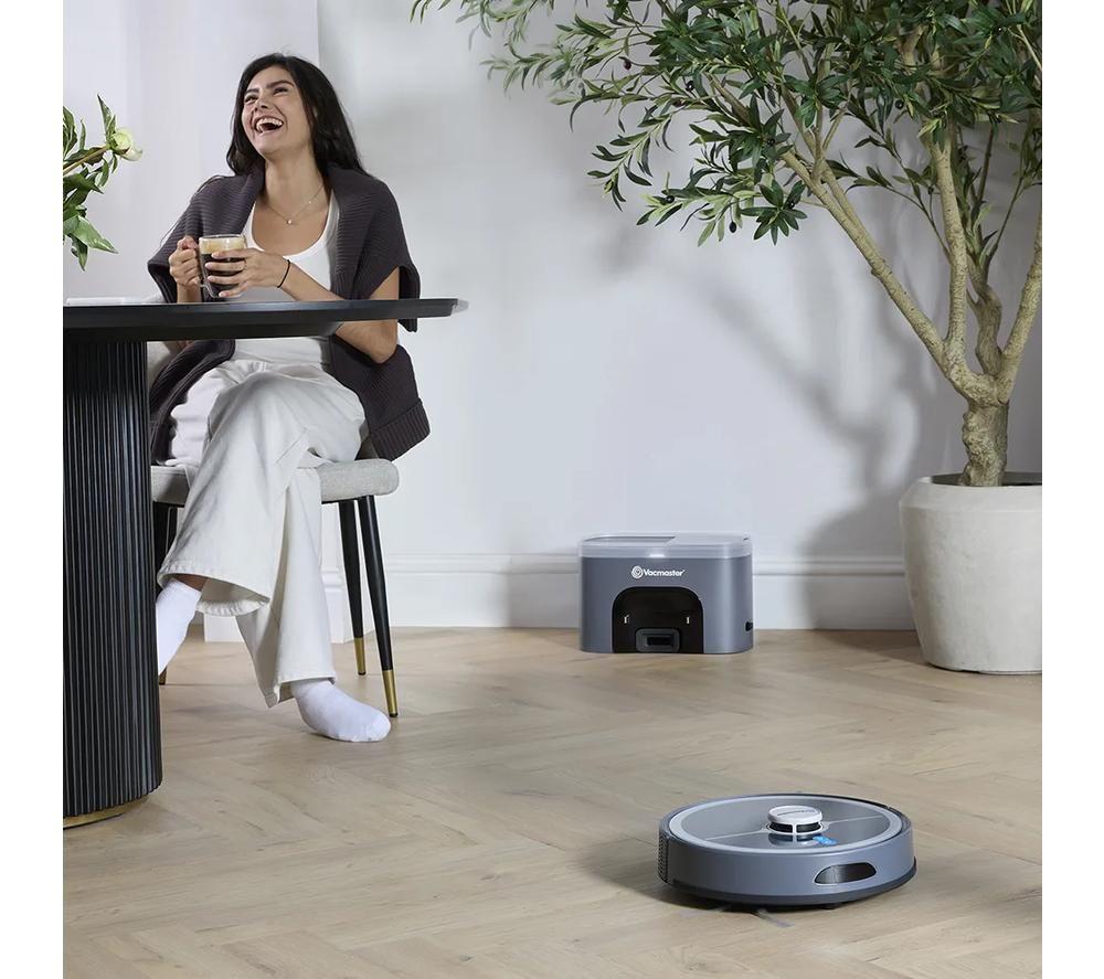VACMASTER REi V10iUK Robot Vacuum Cleaner - Silver & Grey image number 8 of 9