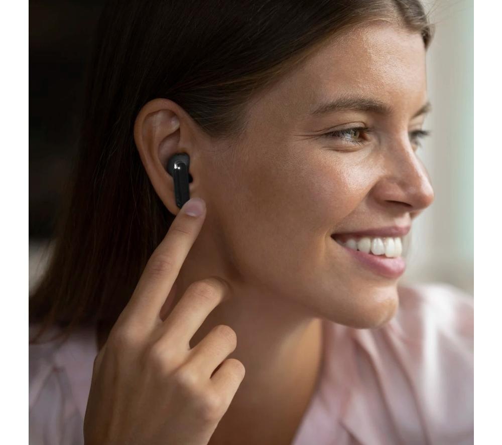 HAMA Freedom Light II Wireless Bluetooth Earbuds - Black image number 3 of 7