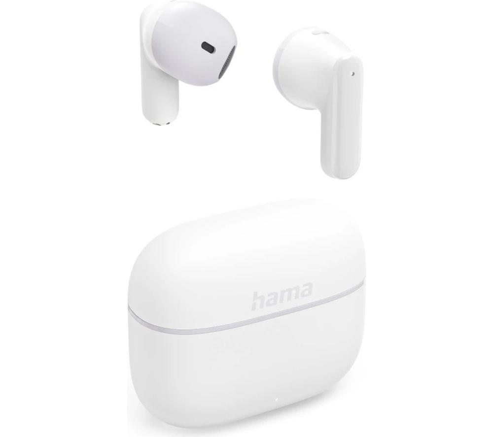 HAMA Freedom Light II Wireless Bluetooth Earbuds - White image number 9 of 9