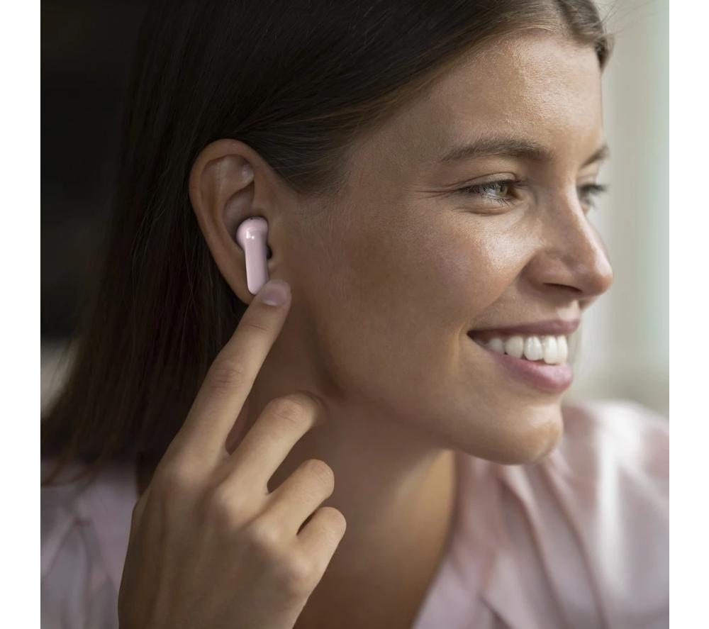 HAMA Freedom Light II Wireless Bluetooth Earbuds - Pink image number 6 of 9