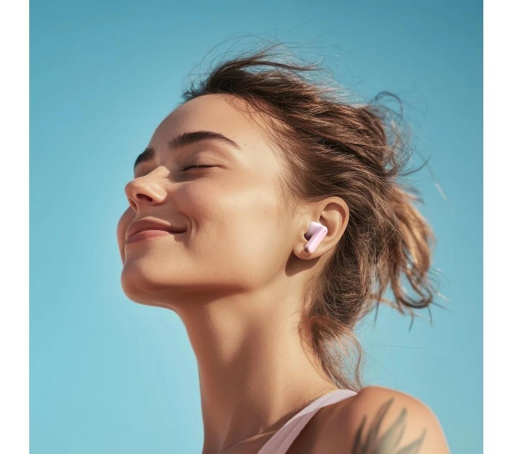 HAMA Freedom Light II Wireless Bluetooth Earbuds - Pink image number 7 of 9