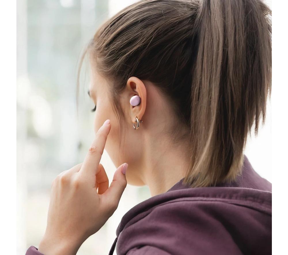 HAMA Freedom Buddy II Wireless Bluetooth Earbuds - Pink image number 2 of 6