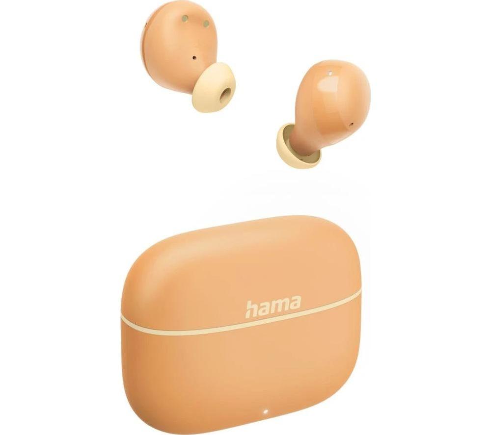HAMA Freedom Buddy II Wireless Bluetooth Earbuds - Orange image number 5 of 15