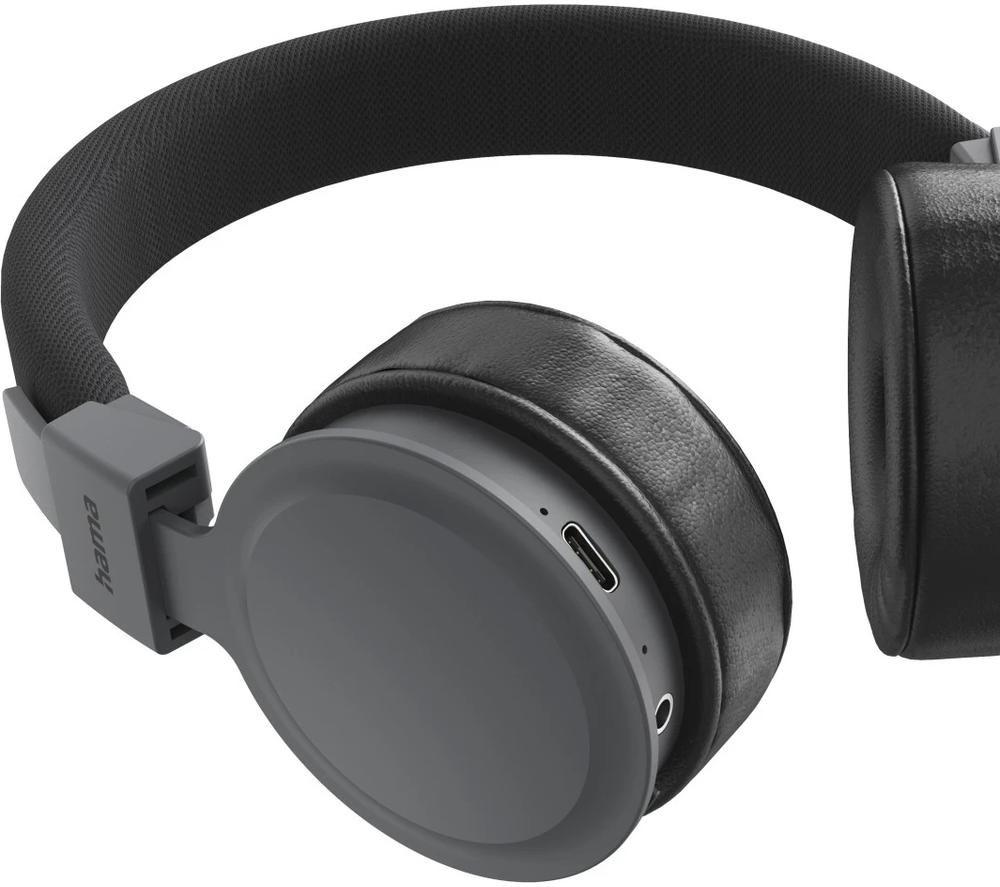 HAMA Freedom Lit III Wireless Bluetooth Headphones - Black image number 6 of 14