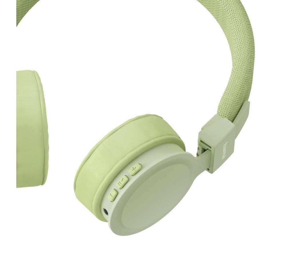 HAMA Freedom Lit III Wireless Bluetooth Headphones - Green image number 5 of 9