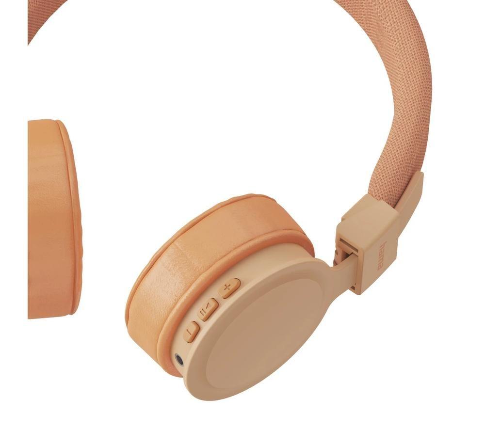 HAMA Freedom Lit III Wireless Bluetooth Headphones - Orange image number 6 of 9