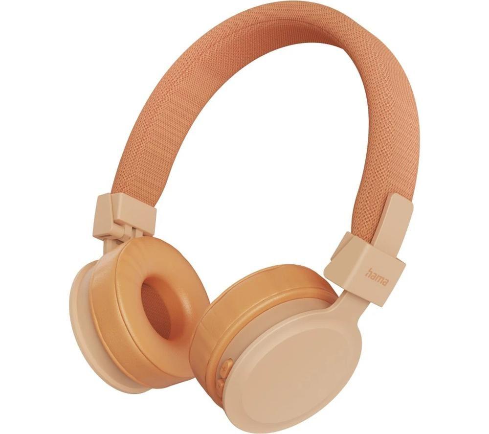 HAMA Freedom Lit III Wireless Bluetooth Headphones - Orange image number 8 of 9