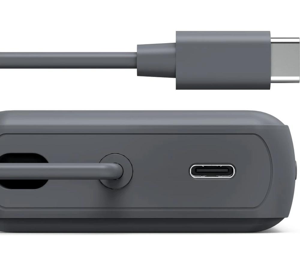 HAMA Travel 10000 mAh Portable Power Bank - Anthracite image number 3 of 5