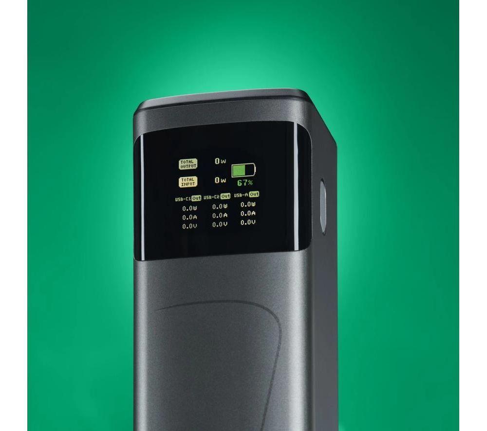 HAMA High Power 20000 mAh Portable Power Bank - Gun Metal Grey image number 8 of 8