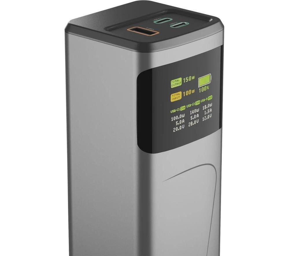HAMA High Power 24000 mAh Portable Power Bank - Gun Metal Grey image number 4 of 10