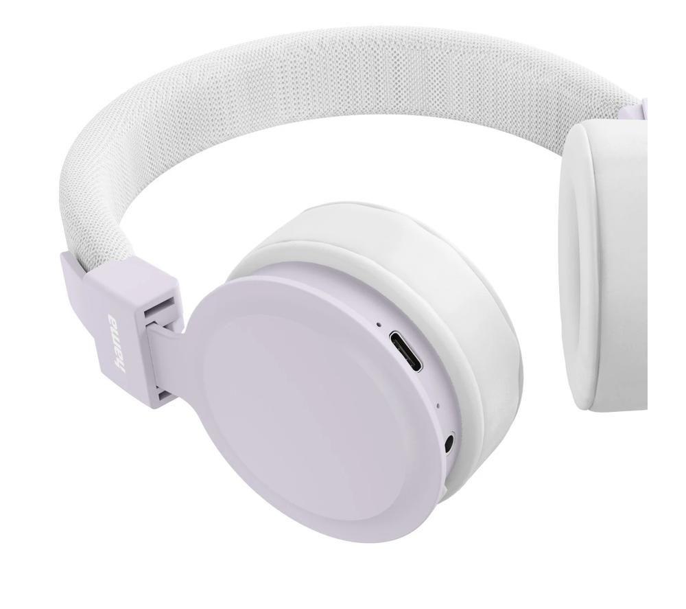 HAMA Freedom Lit III Wireless Bluetooth Headphones - White image number 5 of 14