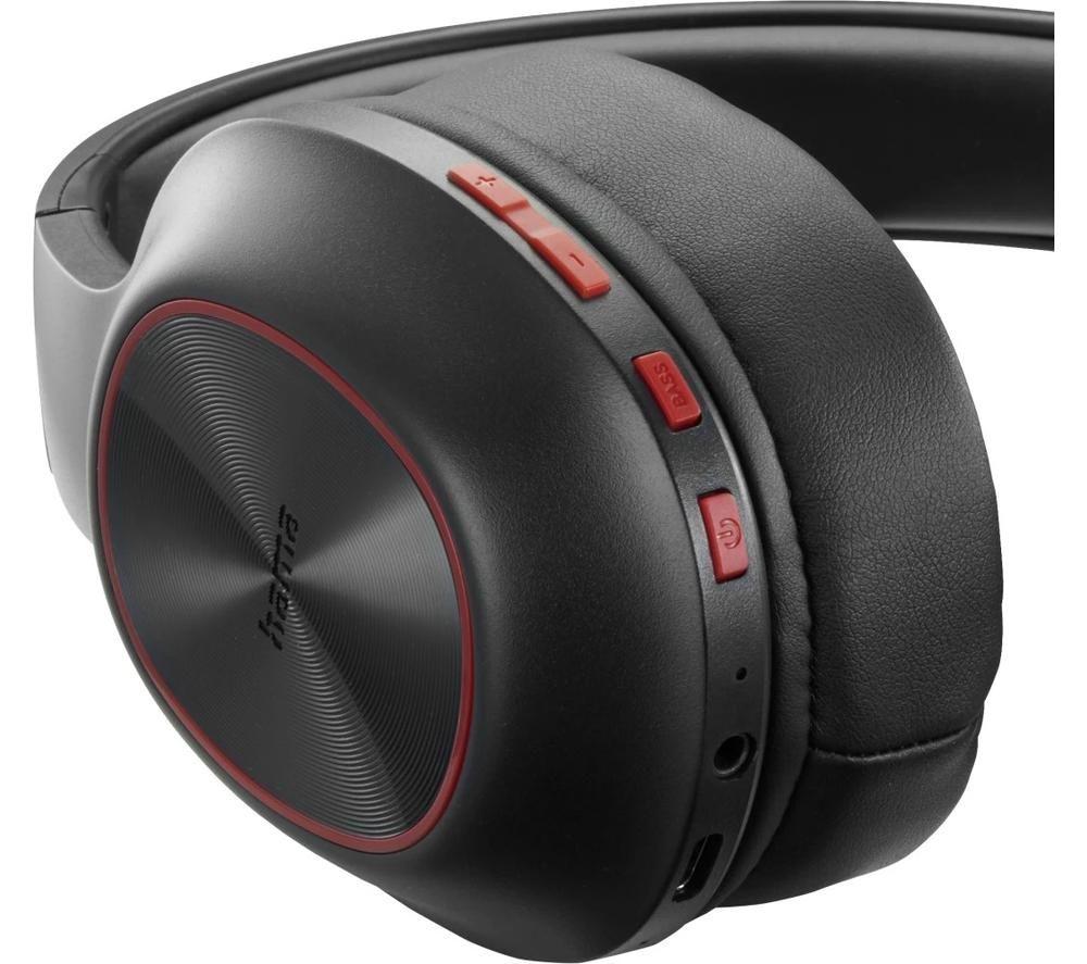 HAMA Spirit Calypso III Wireless Bluetooth Headphones - Black image number 7 of 7