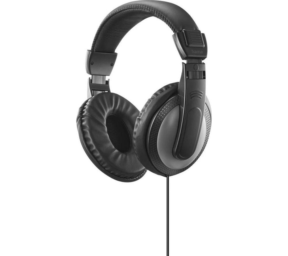 Buy HAMA Shell TV II Wired Headphones - Black | Currys