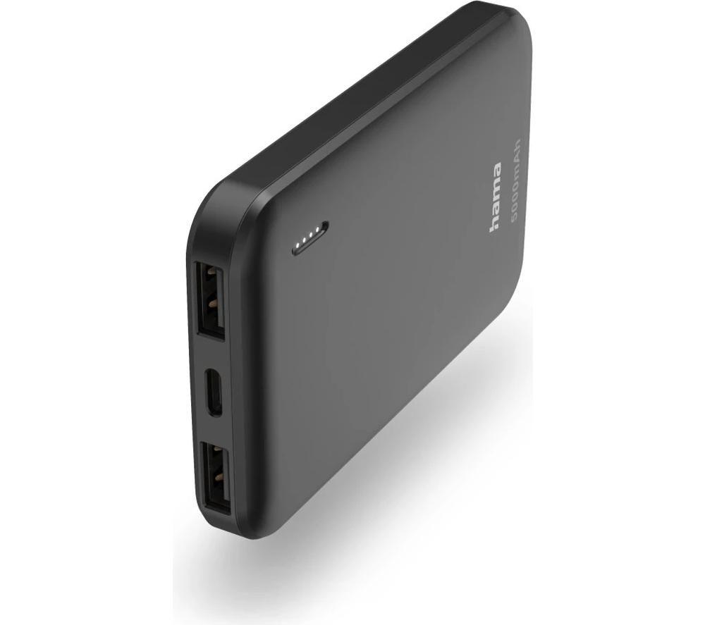 HAMA Pocket 5 5000 mAh Portable Power Bank - Grey image number 4 of 5