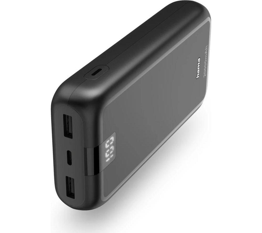 HAMA Performance 20000 mAh Portable Power Bank - Anthracite image number 2 of 5