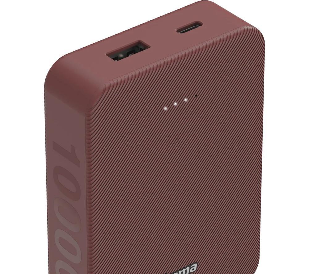 HAMA Colour 10 Portable Power Bank - Red image number 3 of 4