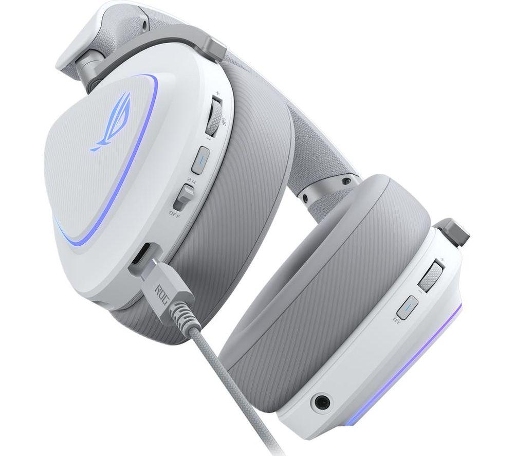 ASUS ROG Delta II Wireless Gaming Headset - White image number 4 of 5