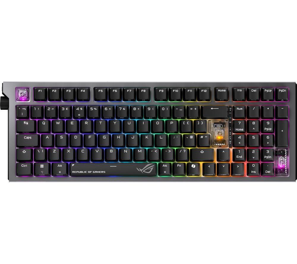 ASUS ROG Strix Morph 96 Wireless Mechanical Gaming Keyboard - Black image number 2 of 5