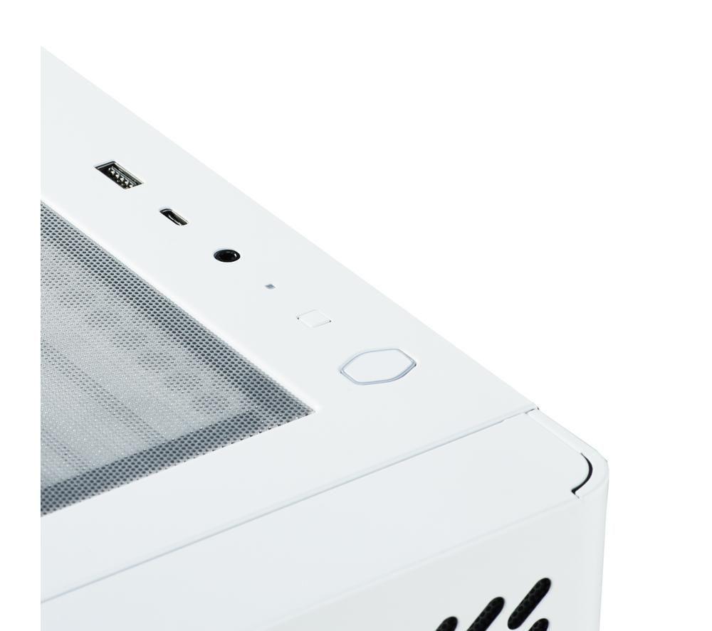 COOLER MASTER Elite 502 E-ATX Mid Tower PC Case - White image number 2 of 7