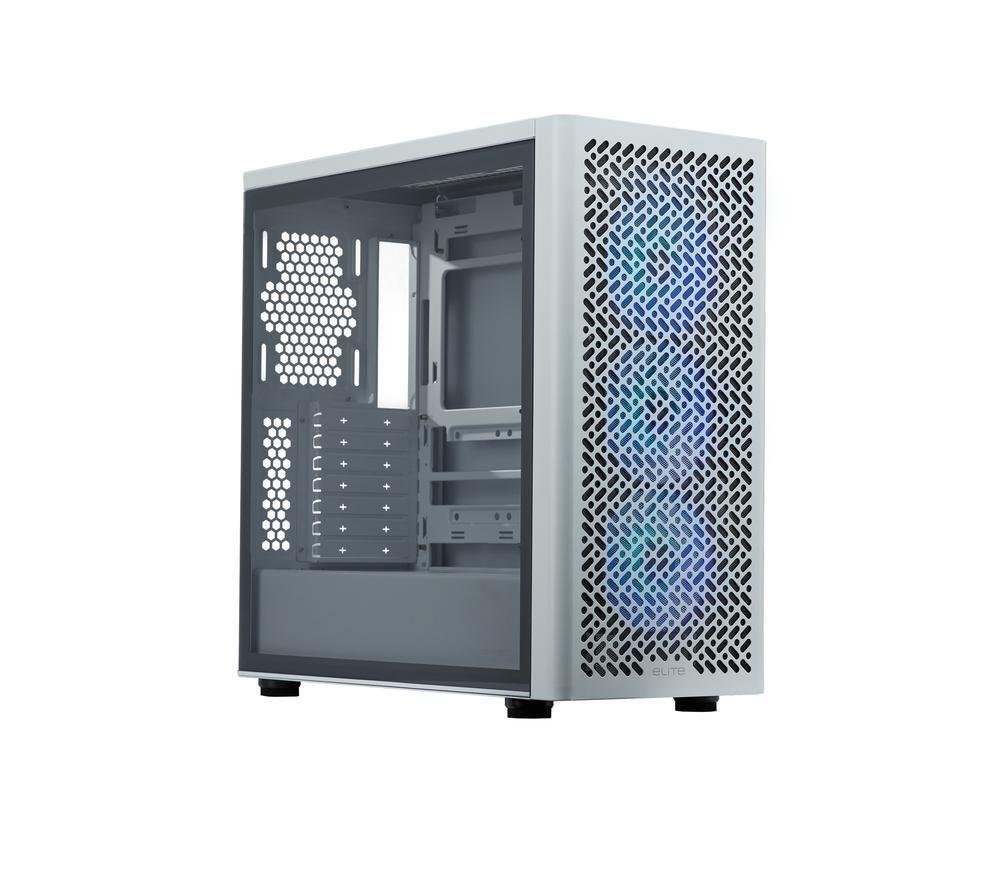 COOLER MASTER Elite 502 E-ATX Mid Tower PC Case - White image number 4 of 7