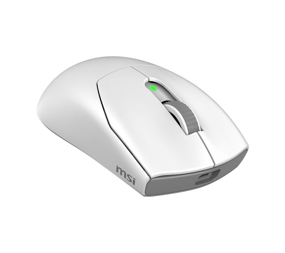 MSI FORGE GM340 RGB Wireless Optical Gaming Mouse - White image number 5 of 9