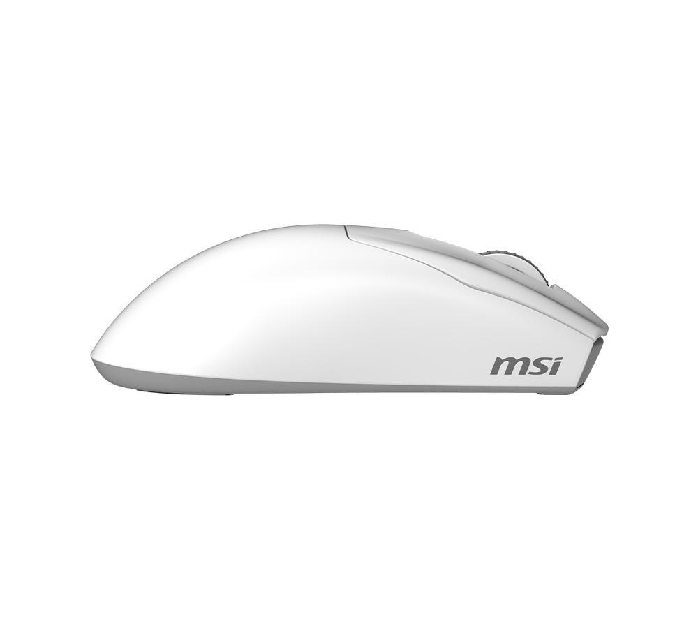 MSI FORGE GM340 RGB Wireless Optical Gaming Mouse - White image number 6 of 9
