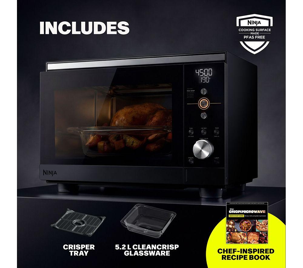 NINJA Crispi Air Fry Combination Microwave - Black image number 2 of 14