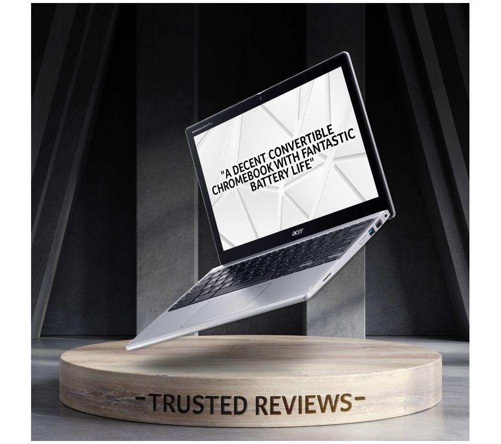 ACER Spin 312 12.2" 2 in 1 Chromebook - Intel&reg; N100, 64 GB eMMC, Silver image number 3 of 10
