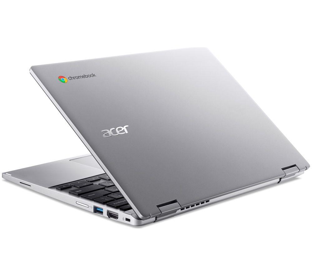 ACER Spin 312 12.2" 2 in 1 Chromebook - Intel&reg; N100, 64 GB eMMC, Silver image number 10 of 10