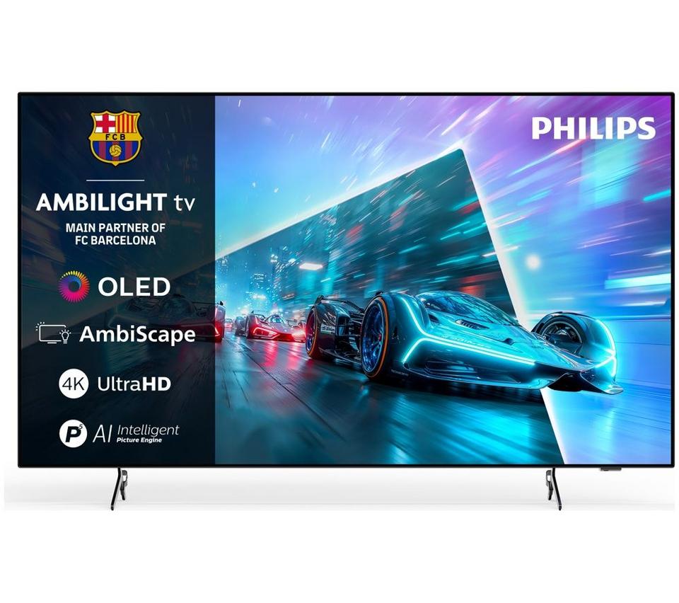 PHILIPS Ambilight OLED761 65" OLED 4K HDR Smart TV (2026) with Freely - 65OLED761/05