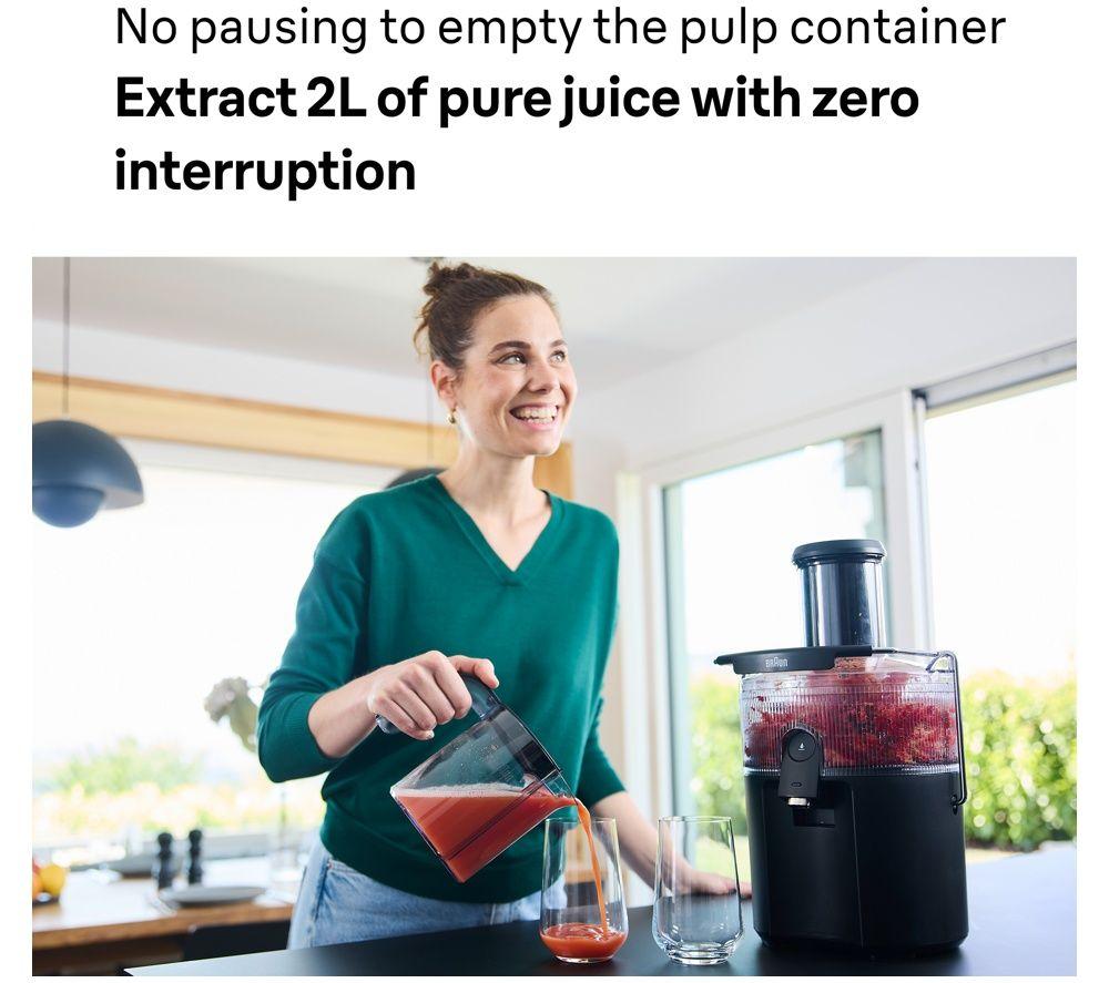 BRAUN Multijuice Spin SJ5000 Tabletop Juicer - Black image number 3 of 5
