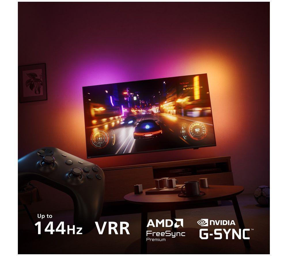 PHILIPS Ambilight OLED761 55" OLED 4K HDR Smart TV (2026) with Freely - 55OLED761/05 image number 8 of 16