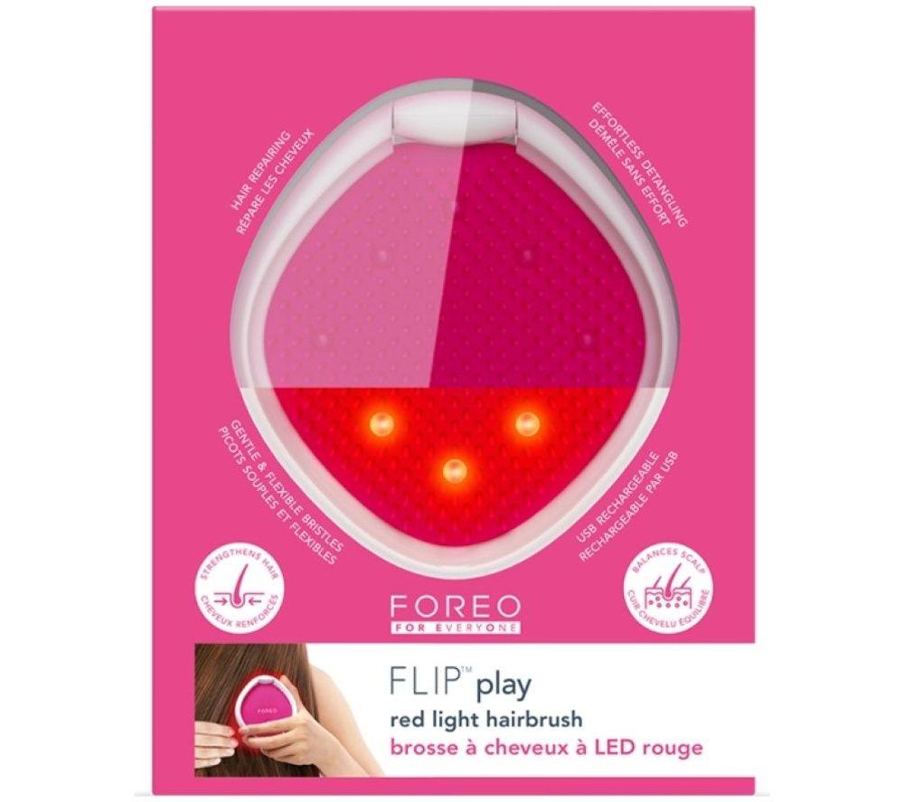 FOREO FLIP Play Red Light Hairbrush - Cherry Up image number 3 of 3