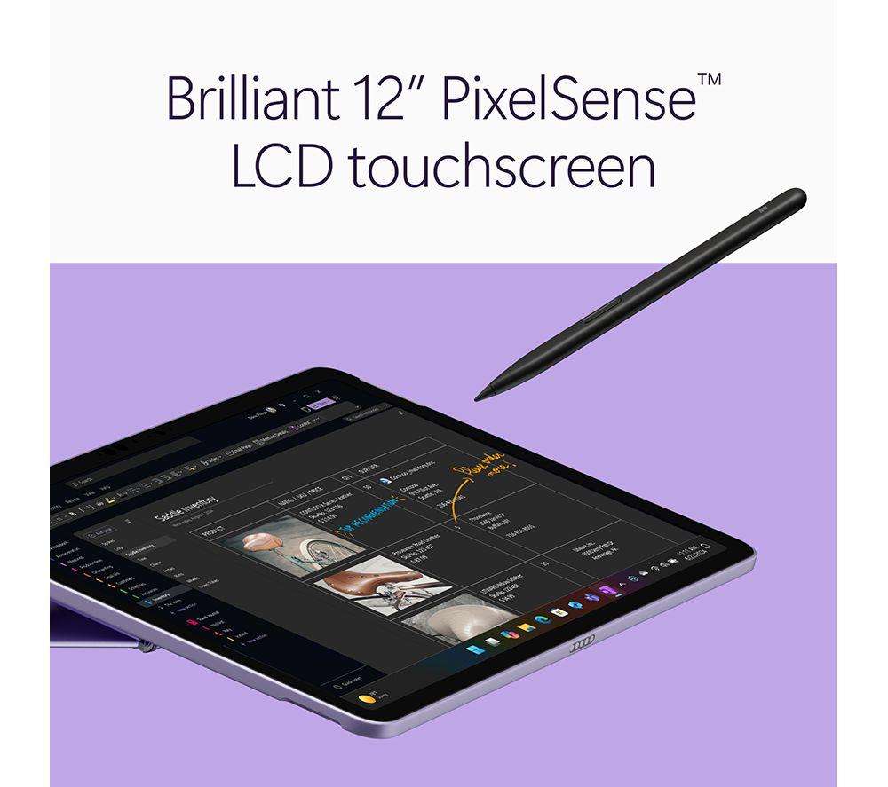 MICROSOFT Surface Pro 12" 2 in 1 Laptop, Copilot+ PC - Snapdragon X2 Plus, 256 GB UFS, Violet image number 4 of 17