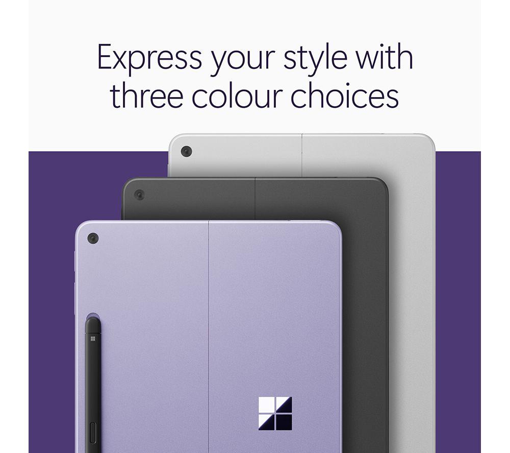 MICROSOFT Surface Pro 12" 2 in 1 Laptop, Copilot+ PC - Snapdragon X2 Plus, 256 GB UFS, Violet image number 7 of 17