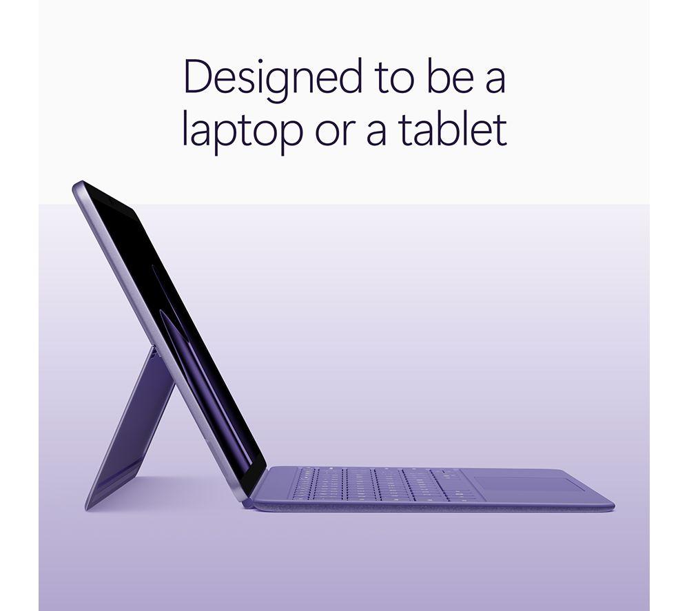 MICROSOFT Surface Pro 12" 2 in 1 Laptop, Copilot+ PC - Snapdragon X2 Plus, 256 GB UFS, Violet image number 9 of 17