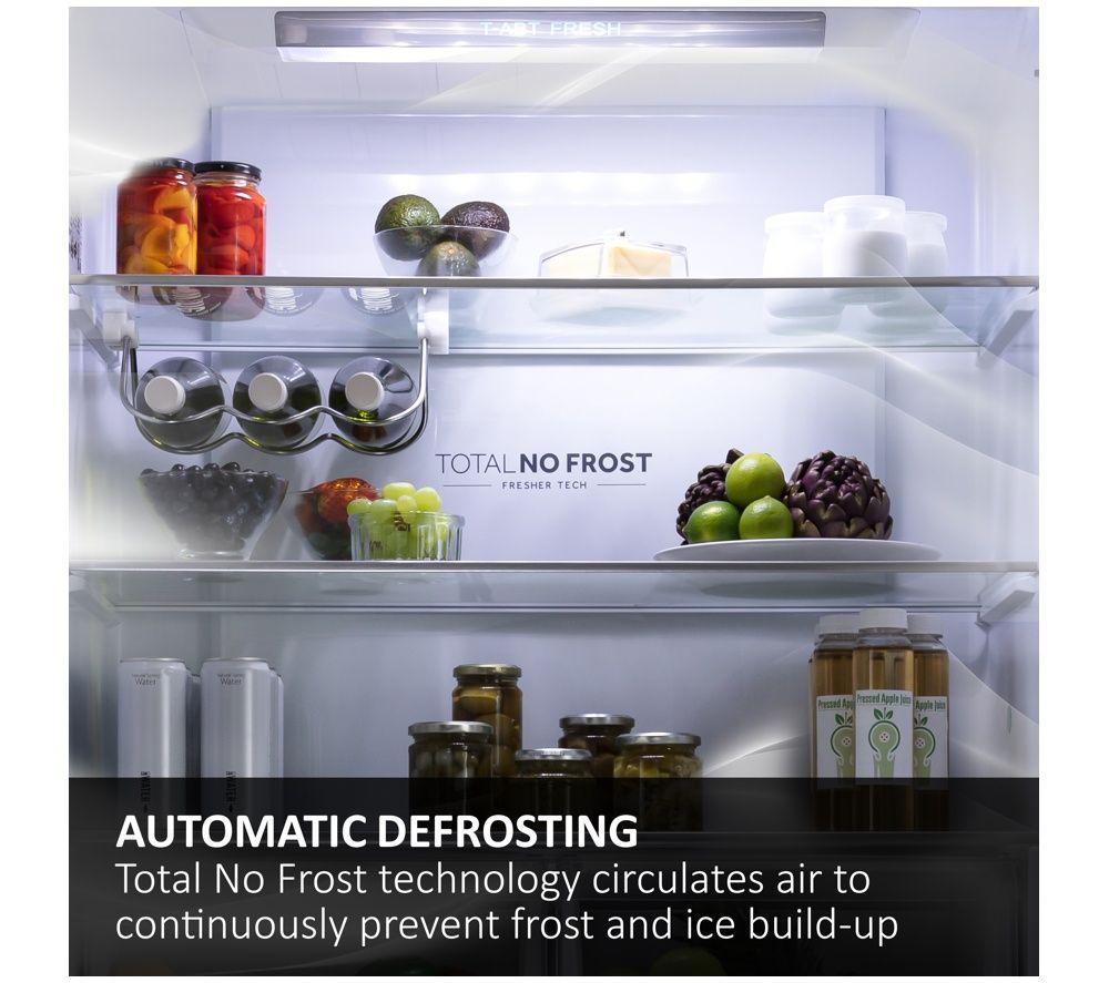 HAIER 3D Combi Series 3 HTR3618DWMB 60/40 Fridge Freezer - Slate Black image number 8 of 10