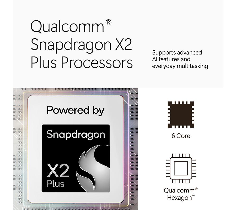 MICROSOFT Surface Pro 13" Laptop, Copilot+ PC - Snapdragon X2 Plus, 256 GB UFS, Graphite image number 4 of 19