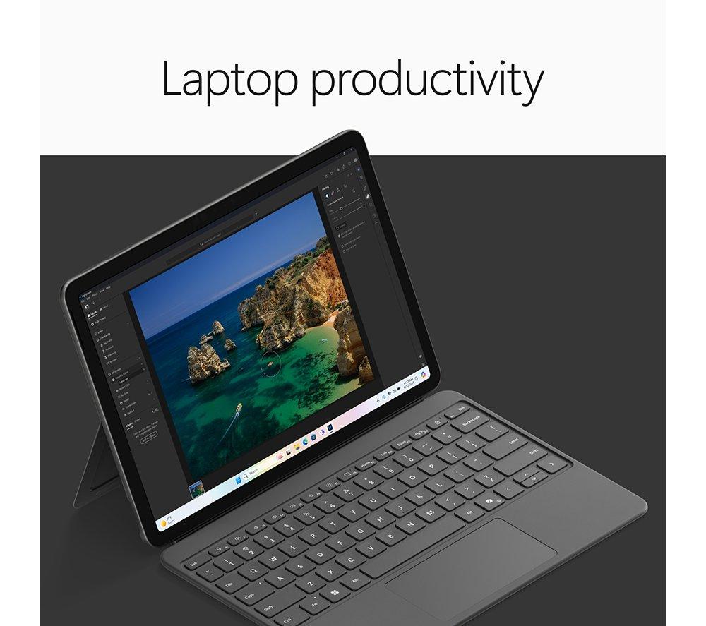 MICROSOFT Surface Pro 12" 2 in 1 Laptop, Copilot+ PC - Snapdragon X2 Plus, 512 GB UFS, Graphite image number 8 of 17