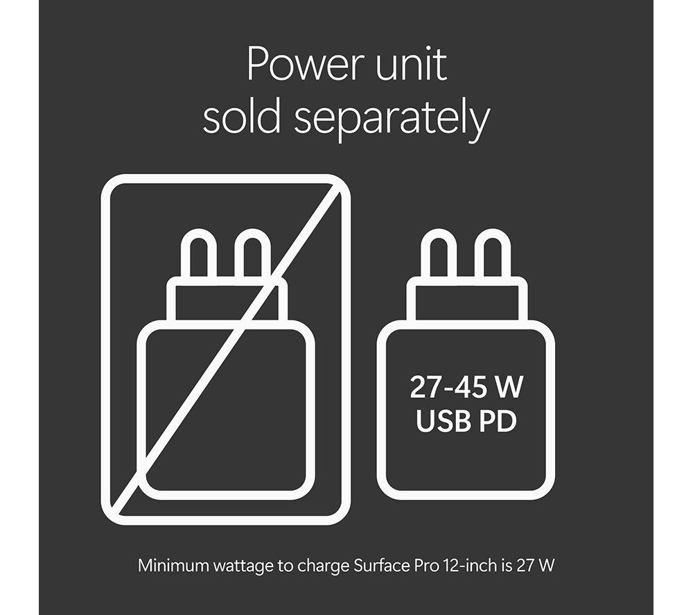MICROSOFT Surface Pro 12" 2 in 1 Laptop, Copilot+ PC - Snapdragon X2 Plus, 512 GB UFS, Graphite image number 11 of 17