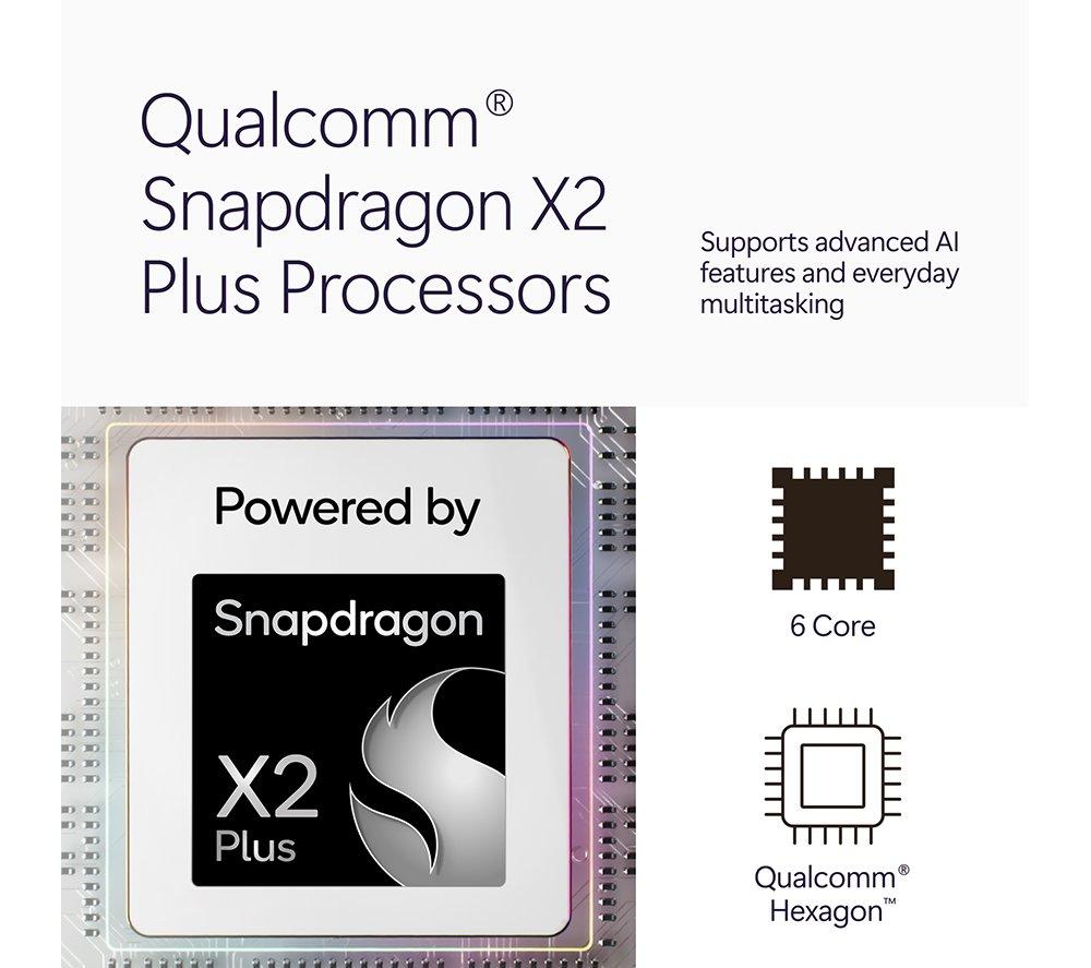 MICROSOFT Surface Pro 12" 2 in 1 Laptop, Copilot+ PC - Snapdragon X2 Plus, 512 GB UFS, Violet image number 4 of 17