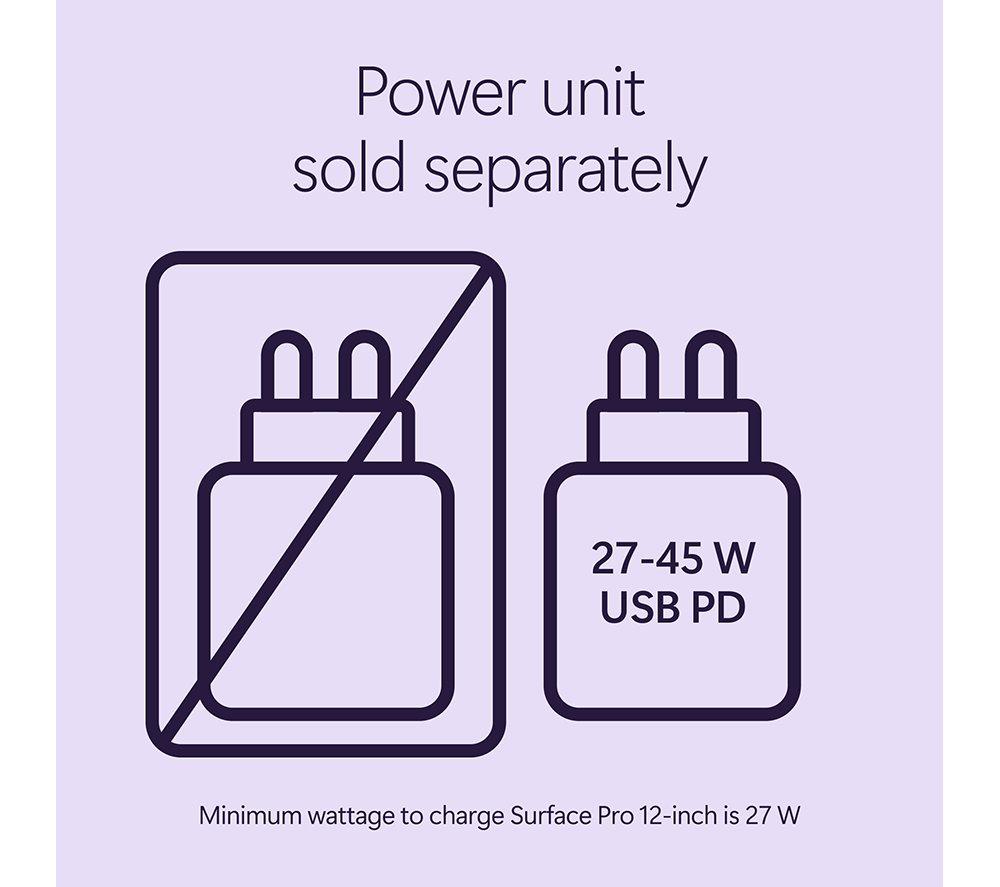 MICROSOFT Surface Pro 12" 2 in 1 Laptop, Copilot+ PC - Snapdragon X2 Plus, 512 GB UFS, Violet image number 11 of 17